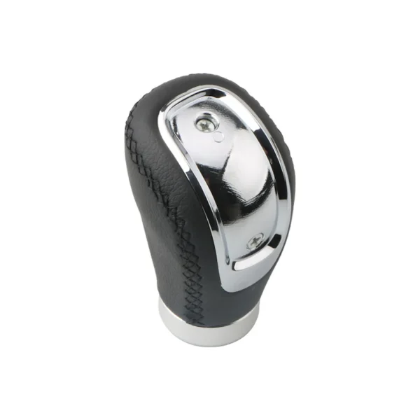Universal Manual Leather Red Black Stitch Car Gear Stick Shift Knob Shifter Lever Pen Replacement Gearstick Interior Parts - Image 5