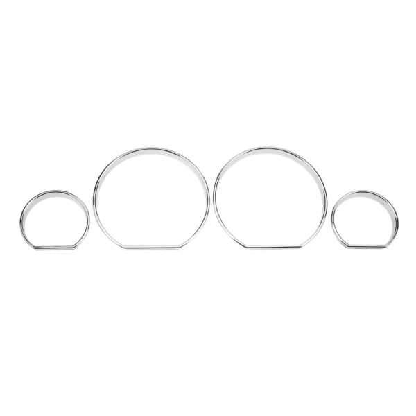 Car Front Dashboard Frame Decoration Trim Circle Styling Accessories for BMW E46 Replacement Parts Supplies - Image 2