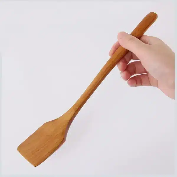 Wooden Spatula Nonstick Dedicated Wooden Kitchen Kitchenware Cooking Spoon BBQ Spatula Natural Kitchen Cooking Spatula Shovel - Image 2