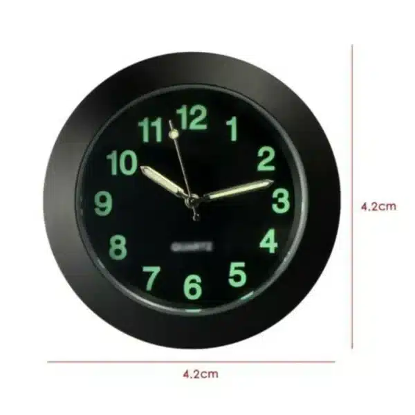 Mini Car Clock Luminous Air Vent Clip Clock Interior Quartz Analog Watch Decor Auto Replacement Parts - Image 4