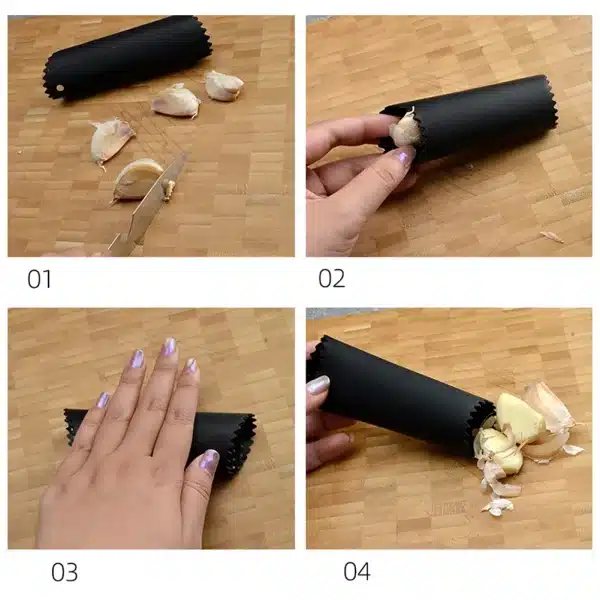 Garlic Stripper Tube Peeling Garlic Peeling Silicone Garlic Peeler Peel Kitchen Tools Non-toxic Gadget Fruit Vegetable Tools - Image 5