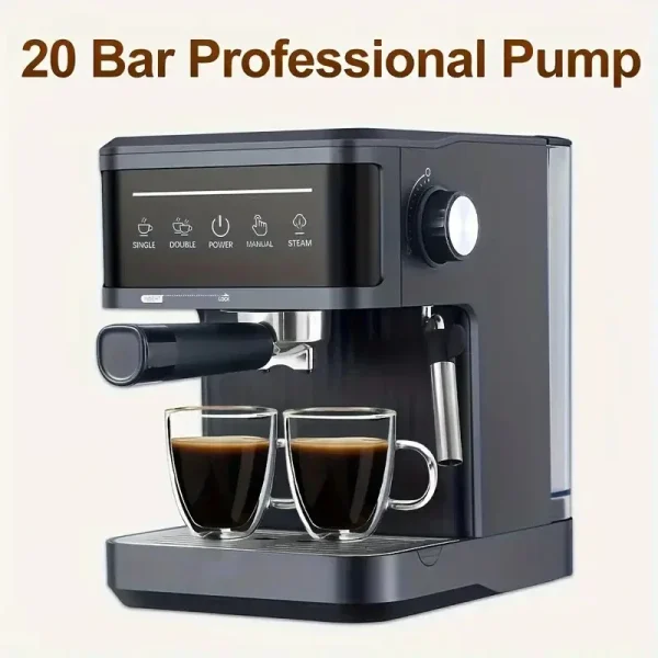 Electric Espresso Maker Professional Espresso Coffee Maker Semi Automatic Latte Cappuccino Milk Frother Italian Coffee Machines - Image 3