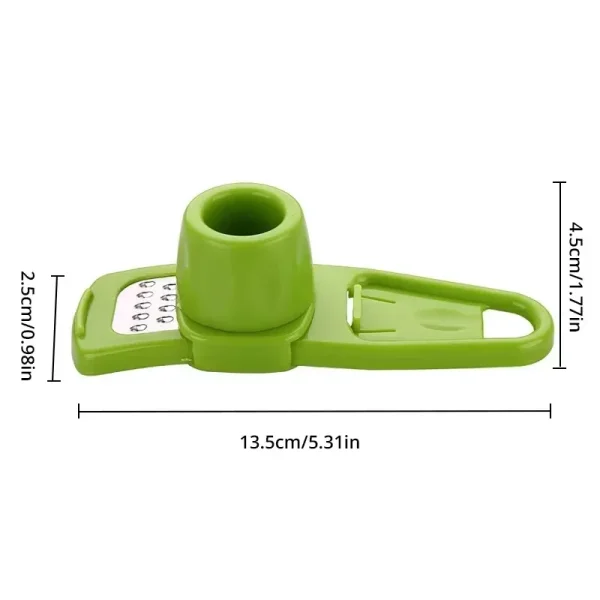 1/2pcs Mini Garlic Grinder Creative Press Kitchen Mash Manual Garlic Mashing Green Kitchen Gadgets - Image 5