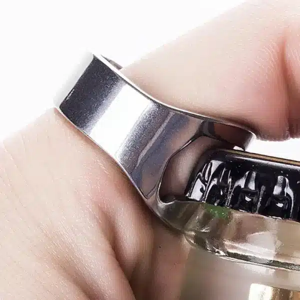 Stainless Steel Bottle Opener Ring Beer Bottle Opener Finger Ring Beer Opener Ring Kitchen Gadgets Stainless Steel Fashion - Image 4