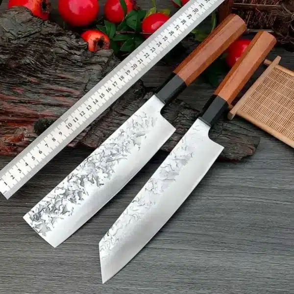 Wood Handle Chef Knife Stainless Steel Knife Hand Forged Blade Kitchen Knives Cleaver Meat Chop Vegetables Butcher Boning Knife - Image 5