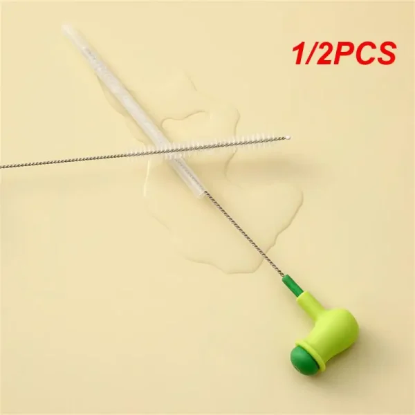 1/2PCS Lid Brush Durable Straw Brush For All Your Cleaning Needs Save Time Kitchen Gadgets Highly Sought After Pacifier Brush
