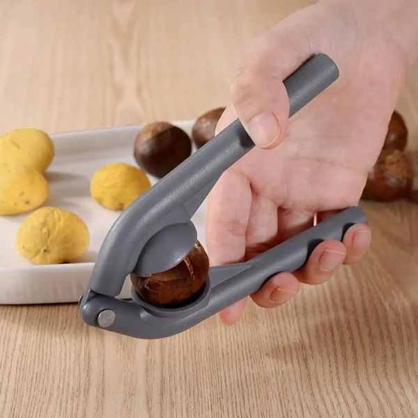 Ergonomic Opener Stainless Steel Clip Cutter Set Portable Nut Sheller Tool for Walnuts Almonds Pecans Durable Kitchen Gadget - Image 5