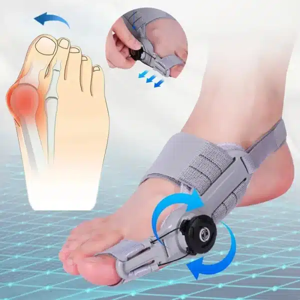 Unisex Bunion Corrector Foot Hallux Valgus Braces Rotatable Toe Separator Straightener Adjustable Pedicure Finger Toe Corrector