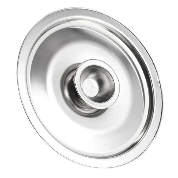 Circle Water Bottle Stainless Steel Cylinder Head Kitchen Gadget Frying Pan Cup Cover Seasoning Pot Lid Silver - Image 3