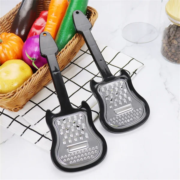 Stainless Steel Guitar-Shaped Vegetable Peeler Multi Functional Melon Planer Fruit Peelers Kitchen Tool Home Gadgets