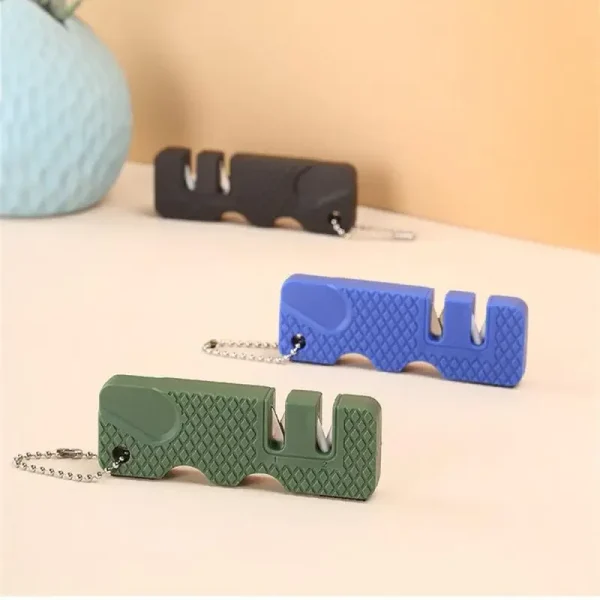 Mini Portable Outdoors Knife Sharpener Scissor Sharpen Gears Fish Hook Carbide Knife Whetstone Camping Tools Kitchen Accessories - Image 3