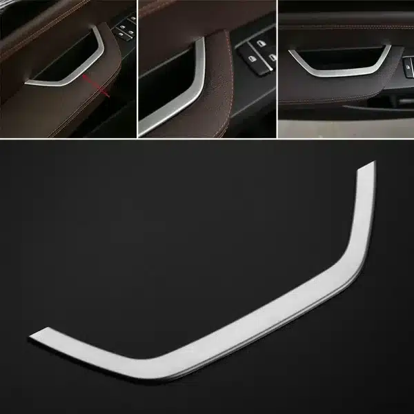 Silver Parts Box Frame Trim ABS Interior Armrest Handle Storage For BMW X3 F25 11-17 Accessories Replacement New - Image 4