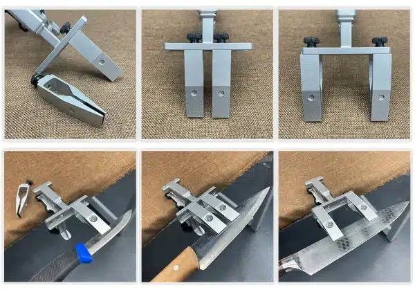 Professional Fixed Angle Knife Sharpener with Diamond Grinding Stone Whetstone Sharpening Kitchen Tools Sharpeners for Knives - Image 6