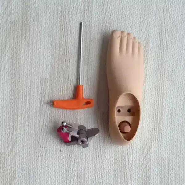 Prosthetic Foot Plate Double Hole Movable Ankle Polyurethane Residual Limb Leg Toe Pinky Replacement Stump Accessories