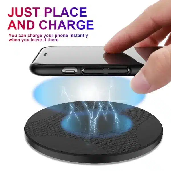 200W Wireless Charger Type C Desktop Ultra-thin Mobile Phone Fast Charging Dock Station For iPhone 15 14 13 12 11 Samsung Xiaomi