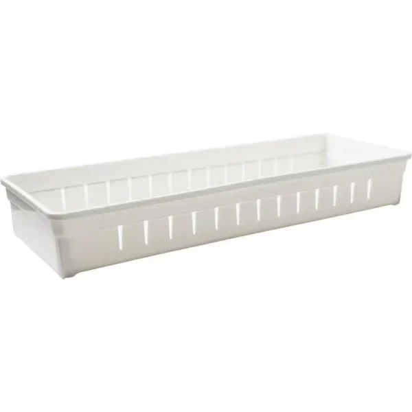 Kitchen Cutlery Storage Boxes Plastic Cutlery Tray Holder with Adjustable Divider for Spoon Fork Knives Kitchen Drawer Organizer - Image 4