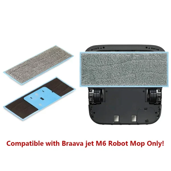 For IROBOT Roomba Braava jet M6 Replacement Wet Dry Wipes Rag Parts Interior Robot Vacuum Cleaner Accesories - Image 2