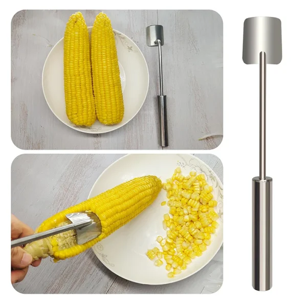 Cob Stripper Kitchen Accessory Knife Set Gadgets Useful Things Corn Peeler For Corn On The Tools Gadget Sets Dining Bar Home