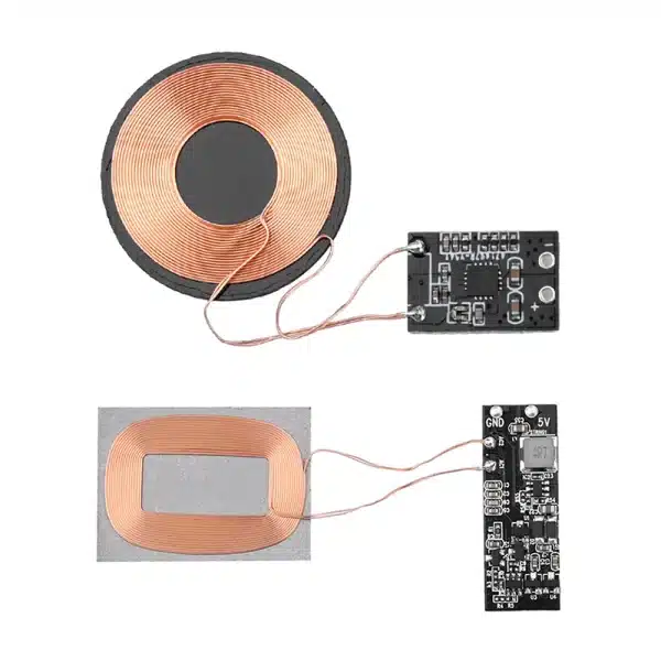 600mA/1A 5V Wireless Charger Receiver Module For Cell Phone Small Coil Built-in wireless charging Receiver Module PCBA Board - Image 2