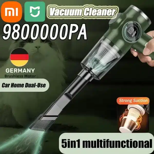 Xiaomi MIJIA 9800000 PA Vacuum Cleaner 5 in 1 Wireless Wet Dry Double-use Handheld Portable Mini Vacuum Cleaner For Vehicle Home