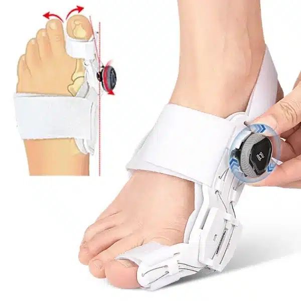 Bunion Corrector Unisex Foot Hallux Valgus Braces Rotatable Toe Separator Straightener Adjustable Pedicure Finger Toe Corrector