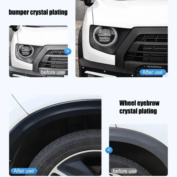 Car Crystal Coating Agent Nano Coating Auto Black Trim Restorer 30ml Car Trim Restorer interior replacement parts - Image 2