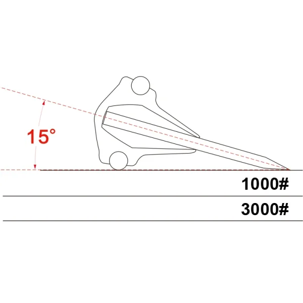 1pcs Knife Sharpening Angle Guide Sharpener Guide Angle Guide Knife Clip Ceramic Rod 15 degree Sharpen The Knife kitchen gadgets - Image 6