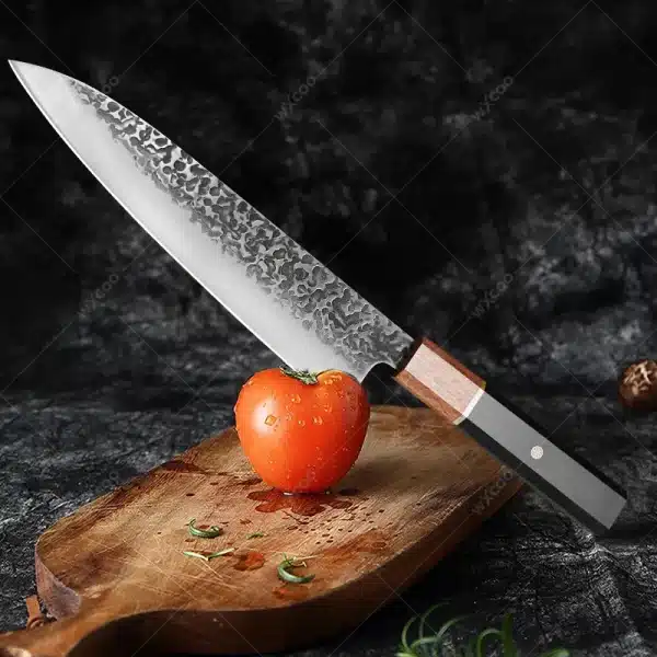 Forged Meat Cleaver Japanese Chef Knife Cutting Meat Stainless Steel Kitchen Knife Sharp Vegetable and Fruit Slicing Knife - Image 3