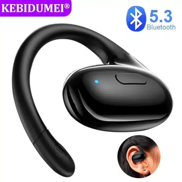 Bluetooth 5.3 Ear Hook Headphone TWS Wireless Earphone HiFi Stereo Noise Reduction Headset Waterproof Earbud for Huawei Xiaomi