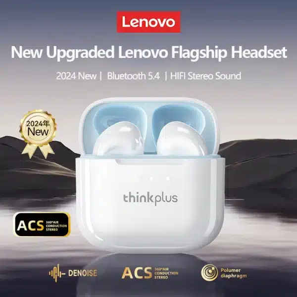 Choice Original Lenovo LP23 True Wireless Bluetooth 5.4 Earphones Long Standby Gaming Earbuds HiFi Sound Headset With Mic New