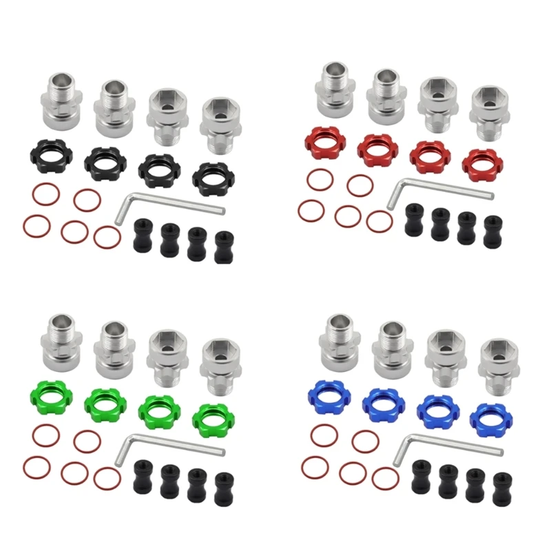 Metal 17mm Hub Upgrades for 1/10 Truck Car Interior Parts Model Remote Car Model 17mm Hub Replacement Accessories