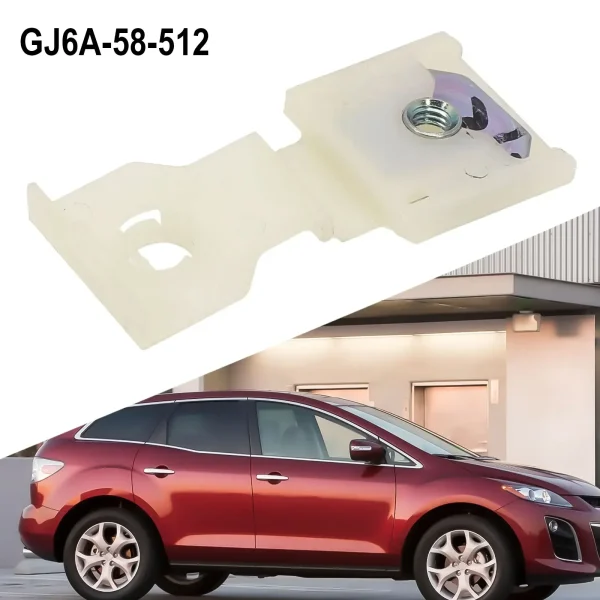 Door Glass Holder White ABS Replacement Parts GJ6A-58-512 For Mazda 2 3 5 6 For CX-7 For RX-8 Door Glass Holder Interior Access