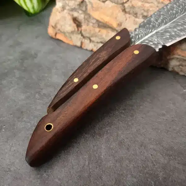 3 Inches Butcher Boning Knife Wood Handle Utility Knife Slicing Meat Fruit Fish Filleting Knife Chef Cooking Kitchen Knives - Image 3