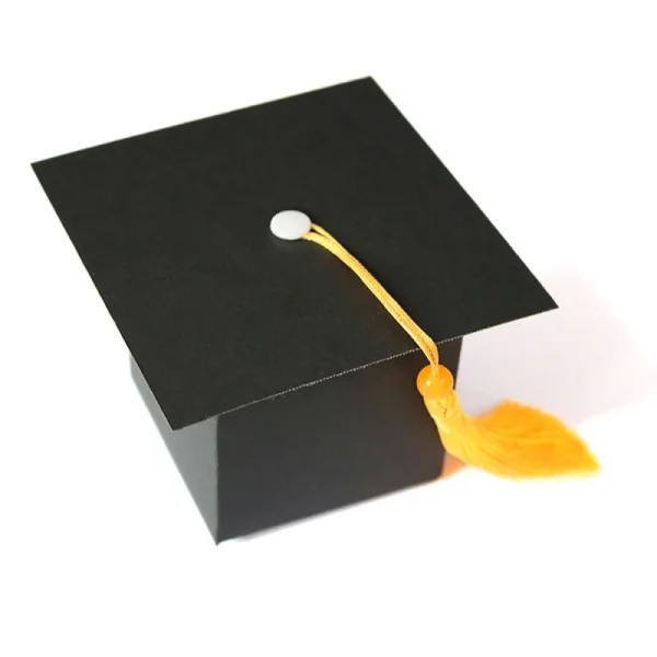Graduation Season Decoration Cute Bachelor Cap Candy Box With Tassel Carton Graduate Party Candy Snacks Gift Packaging Box Decor - Image 2
