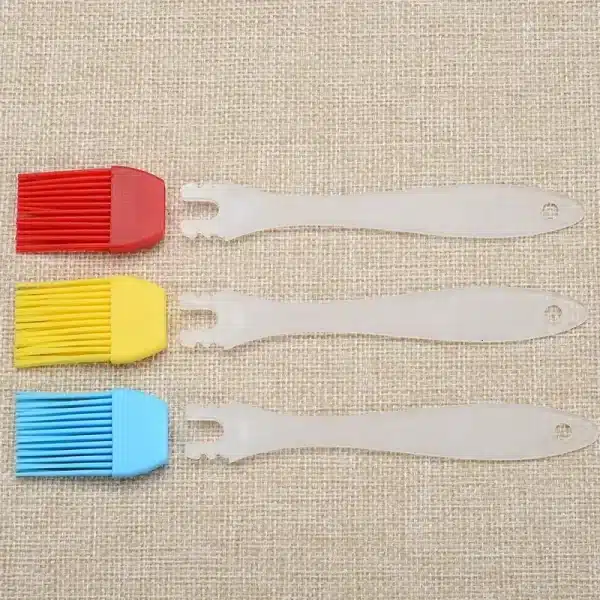 Set Home DIY Baking Silicone Brush With Plastic Handle Kitchen Accessories Barbecue Grill Oil Brushes BBQ CookingTools - Image 4