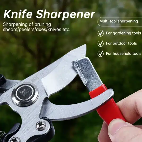 1PCS Professional Kitchen Knife Sharpener Tungsten Diamond Ceramic Sharpening Stone Manual Tools For All Blades Garden Scissors - Image 3