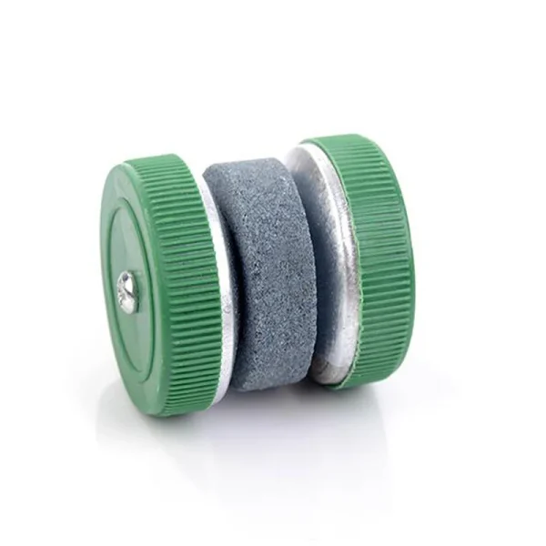 1Pc Double Sides Cutten Device Sharpener Round Grinding Wheels Sharpening Stone Whetstone Kitchen Accessories