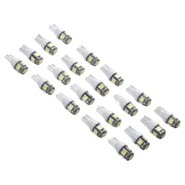 Lamp Car Lights Parts Tail Light 12V Accessory Anti-vibration Interior LED License Plate Replacement White 20pcs - Image 5