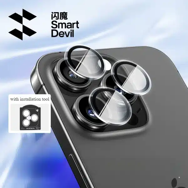 SmartDevil Camera Lens Glass Film for iPhone 16 Pro Max iPhone 16 Plus Lens Screen Protector Clear for iPhone 16 Pro iPhone 16