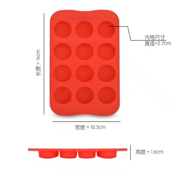 12 Grids Silicone Ice Cube Tray Multi-shape Ice Block Maker Mold Easy Release Chocolate Mould Kitchen Gadgets Bar Accessories - Image 6