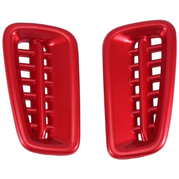 2PCS Side Dashboard Air Vent Cover Trim Decor For Honda Civic 11Th 2022 2023 Red Interior Replacement Spare Parts Accessories