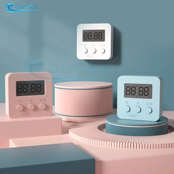 Mini Kitchen Timer Cooking Alarm Clock LCD Digital Timer Cooking Sleep Shower Study Stopwatch Count Kitchen Gadget Tools