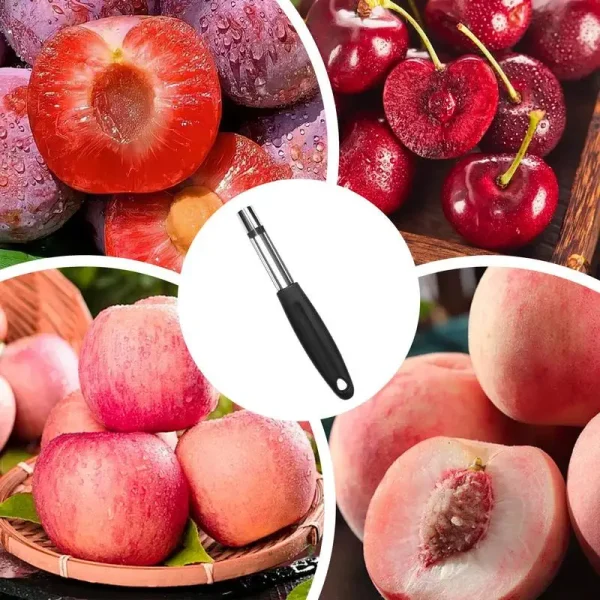 Stainless Steel Fruit Corer Red Dates Apple Pear Corer Fruit Seed Core Remover Kitchen Multifunctional Fruit Corer Pitter Gadget - Image 6