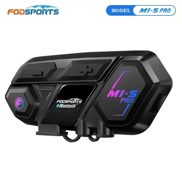 Fodsports M1-S Pro Helmet Intercom Motorcycle Helmet Bluetooth Headset Wireless Interphone 8 Riders 2000M