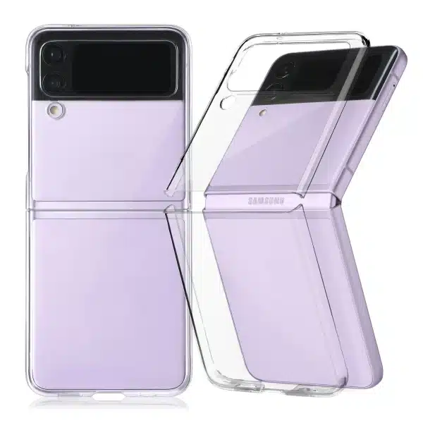 Clear Ultra Thin PC Case for Samsung Galaxy Z Flip 4 6 5 5G flip6 Flip4 Flip5 Flip2 Flip3 Flip 3 2 Anti-Knock Phone Bag