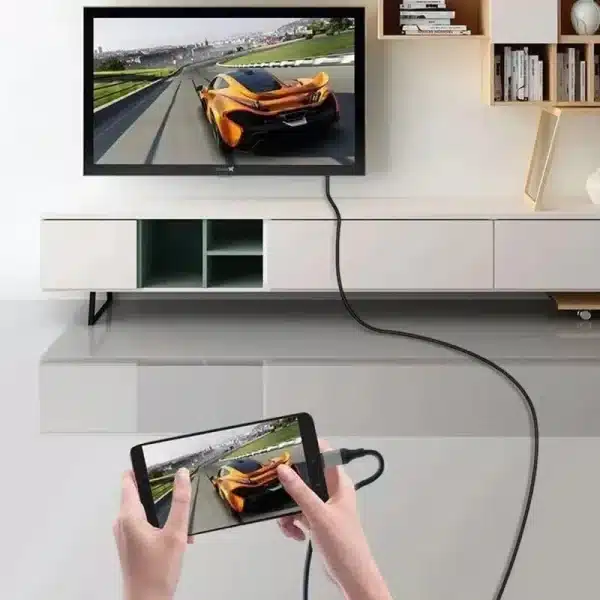Usb C To Hdmi-Compatible 4k/30hz Video Cable 1080p Type C 3.1 Hdtv Cord Same Screen For Macbook Pro Chromebook Pixel - Image 4