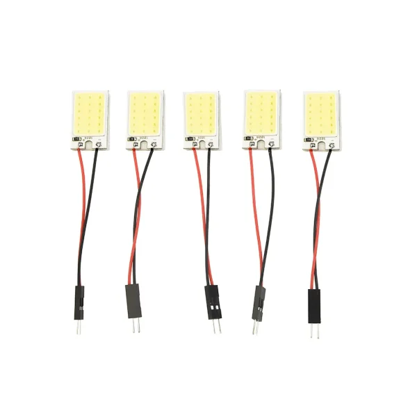 5pcs COB LED Panel Lights LED 12V Lights Bulb Interior Lamps Parts Replacement White Super Bright Car Lighting Accessories - Image 4