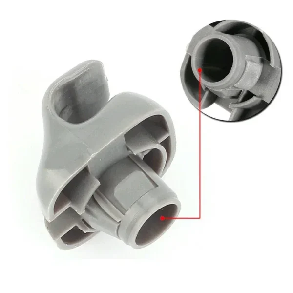 1Pc Car Sunshade Card Buckle Grey Replace Parts Car Interior Sun Visor Plastic Clips Hanger Hook Clip Accessories Fit for Honda - Image 4
