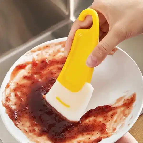 Kitchen Scraper Oil Stain Cleaning Silicone Spatula Cake Baking Pastry Gadgets Dirty Pan Pot Dishes Cleaner Tools Scraper - Image 4