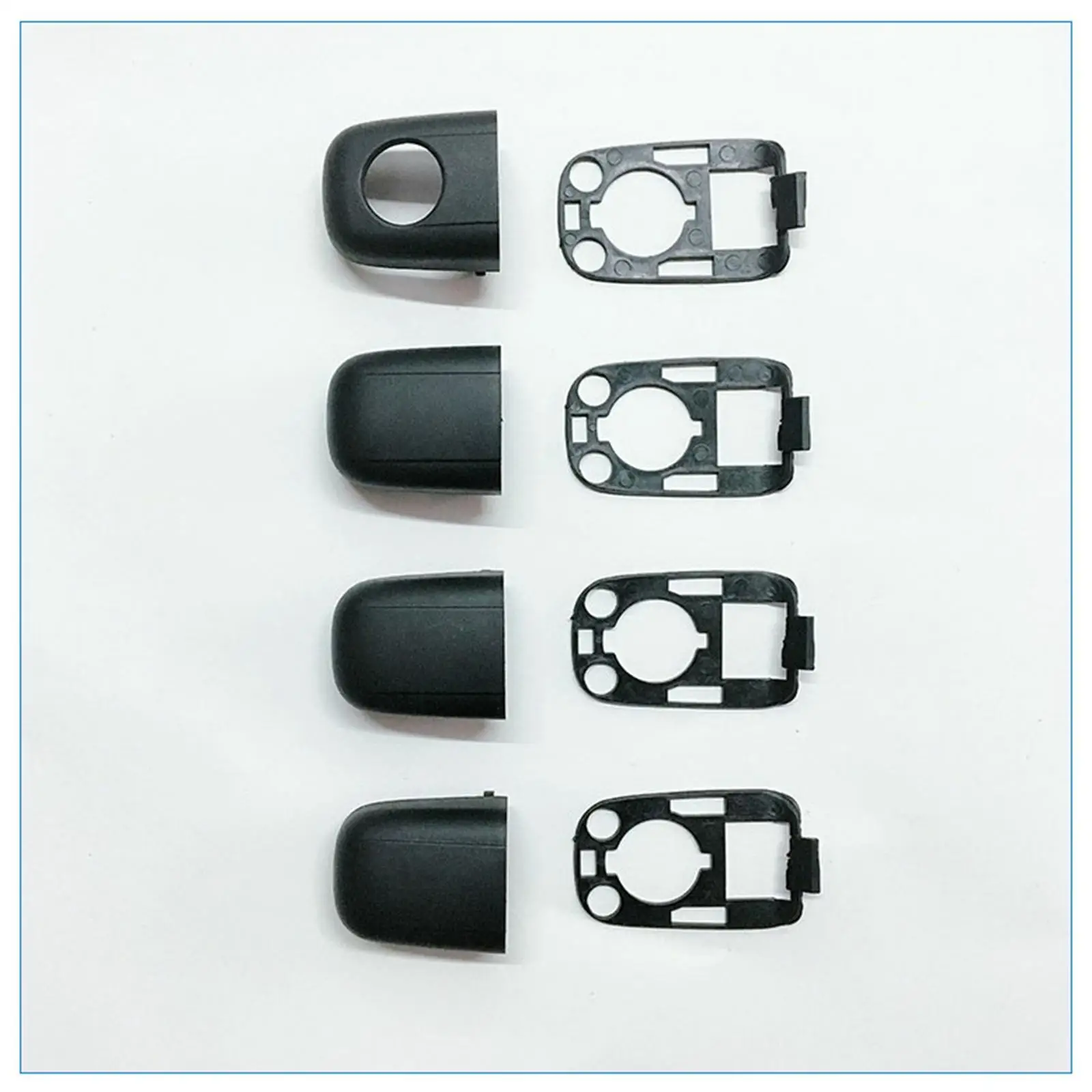 4Pcs Exterior Door End Cap Set with Seals Replacement Spare Parts for C3 Easy